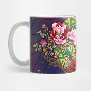 Flowers and mandala pattern Mug